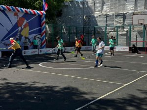28.05.2025. В Москве сосотялся городской спортивный праздник "Флорбол для лиц с интеллектуальными нарушениями"