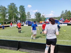 02.06.2025. В рамках Летнего праздника Общества "Динамо" прошли соревнования по флорболу