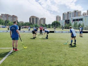 02.06.2025. В рамках Летнего праздника Общества "Динамо" прошли соревнования по флорболу